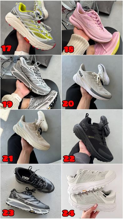 ПОНАД 50 МОДЕЛЕЙ‼️Кросівки Hoka One One Clifton, Bondi, ATR, Anacapa