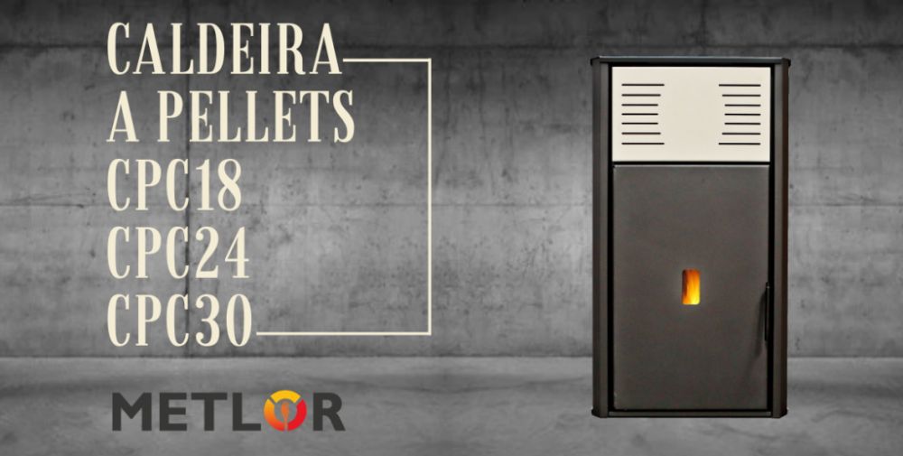 Caldeira Nova Pellets 18Kw Compact Aquecimento Central