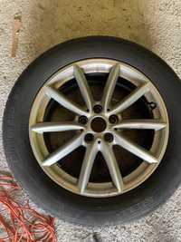 Kola 17 (4szt) cali Bmw X1 f48, opony letnie, chyba 5x112