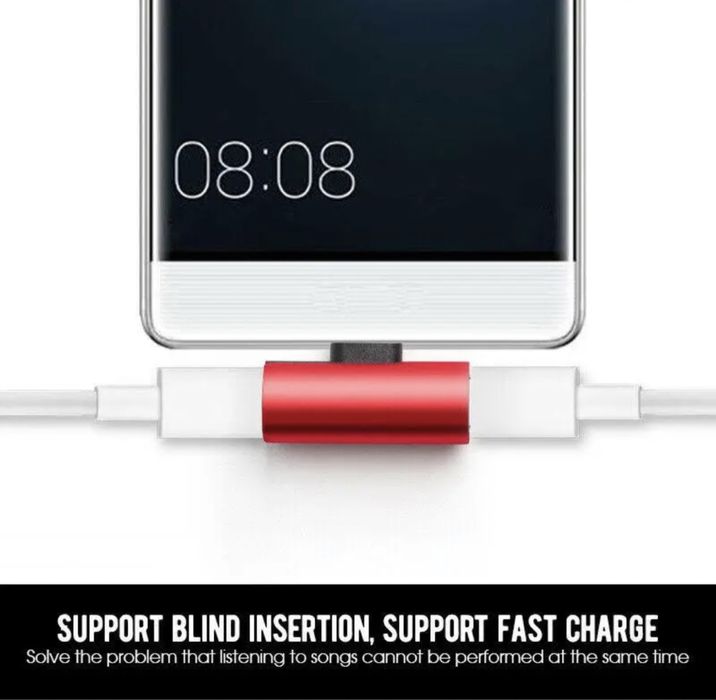 Сплітер 2 в 1 USB-C Type C в USB-C Type C