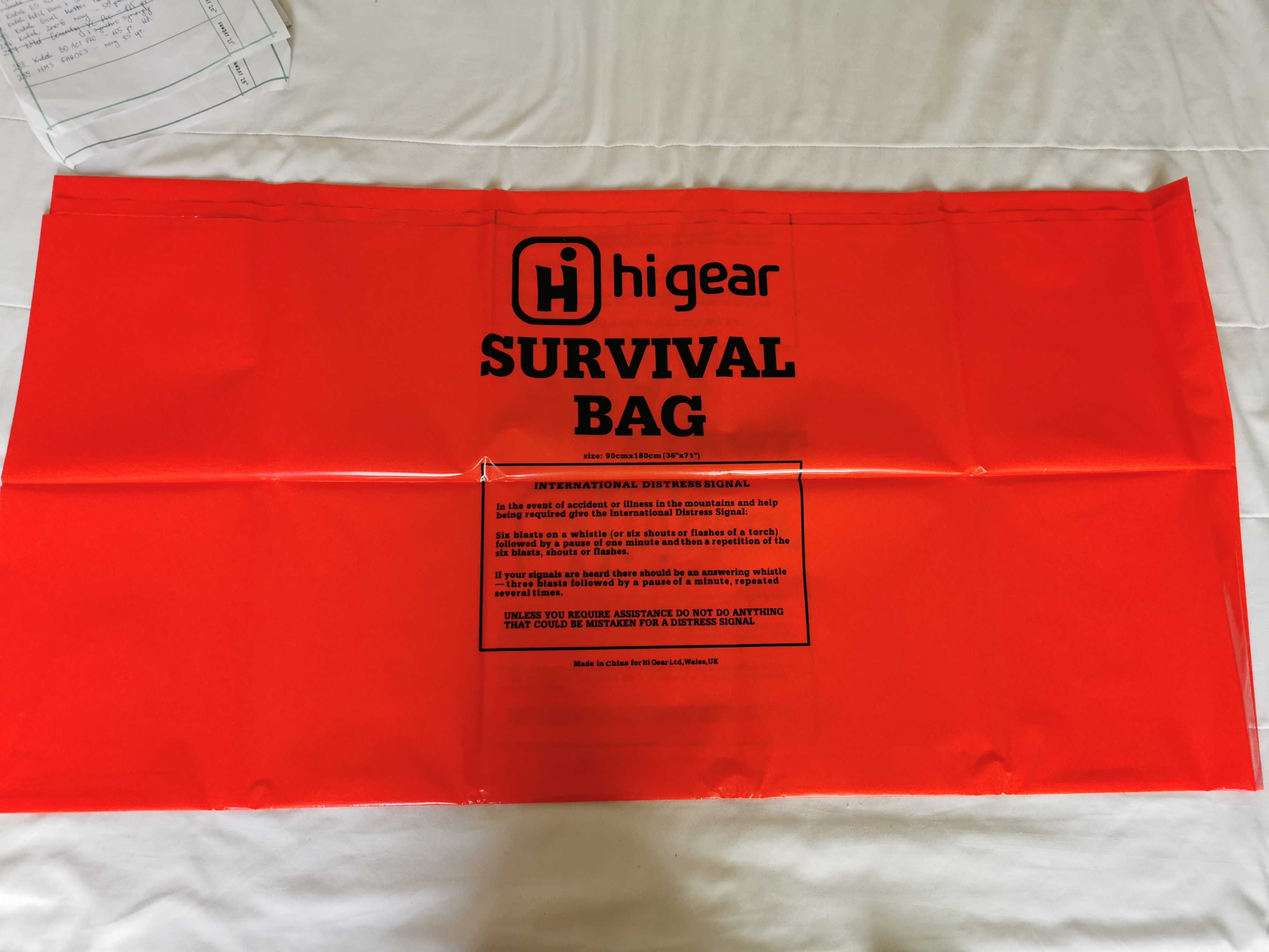 Survival Bag Hi Gear 180x90 cm