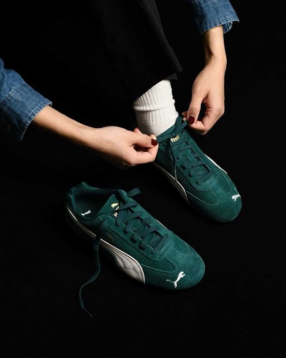 Puma Speedcat Dark Myrtle - темно зелений колір (від 38-44р)