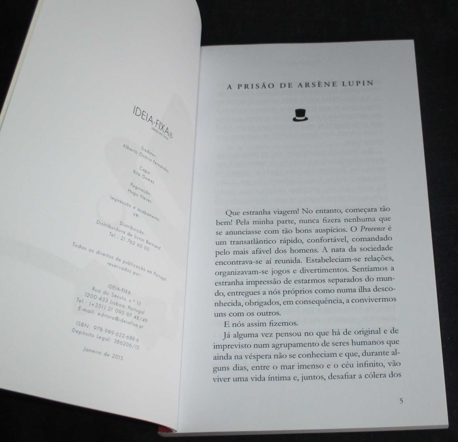 Livro Arsène Lupin Gentleman-Gatuno Maurice Leblanc
