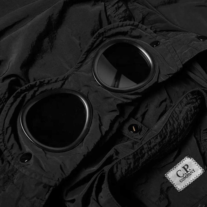 Куртка C.P. Company Hooded Google Zip Overshirt Black