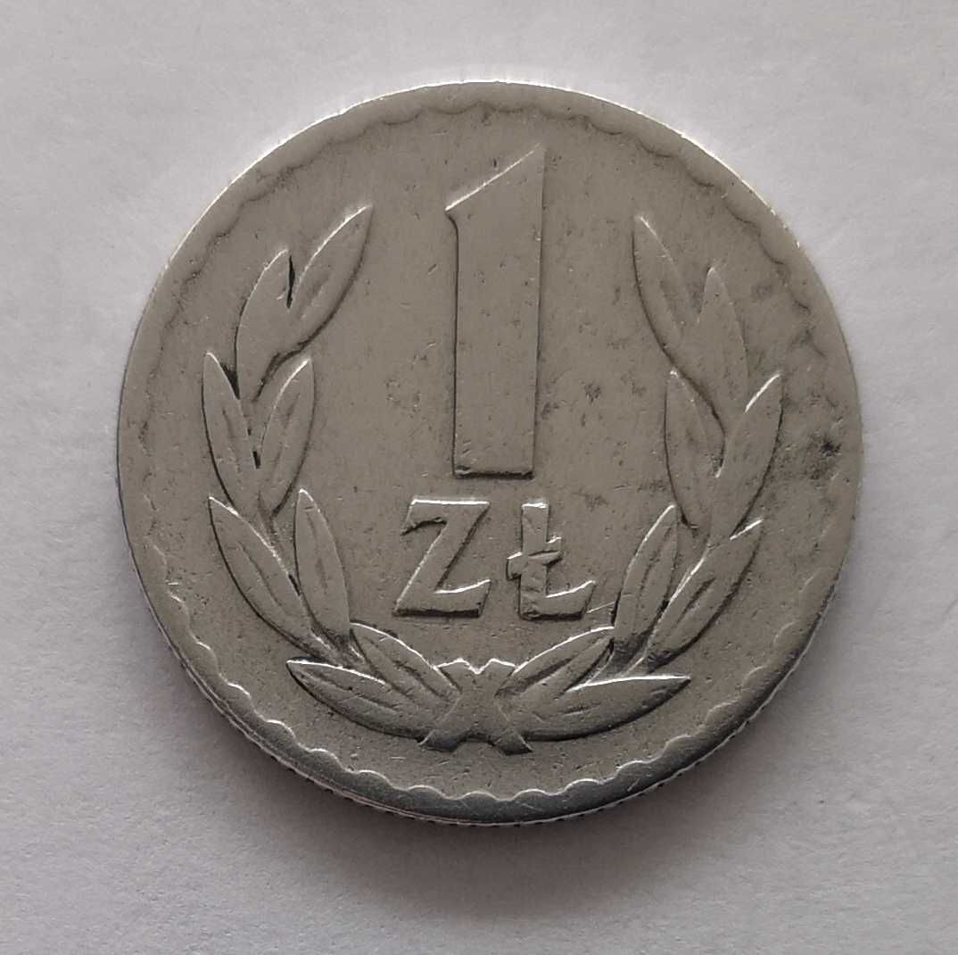 Moneta PRL 1 złoty 1957r.Al. Stan monety widoczny na zdjęciach.