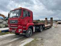 MAN TGA 18.430 4X4 BLS  Ciągnik siodłowy MAN TGA 18.430 4x4 + wanna + laweta pierwszy właśc.