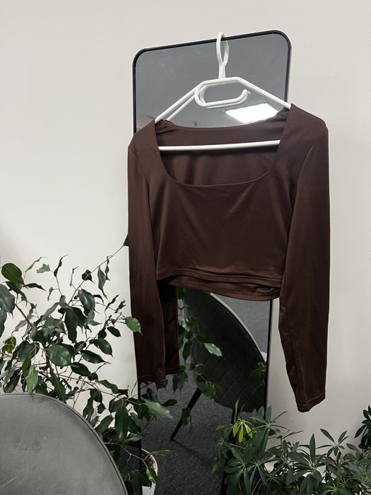 Кроп топ з подвійної тканини