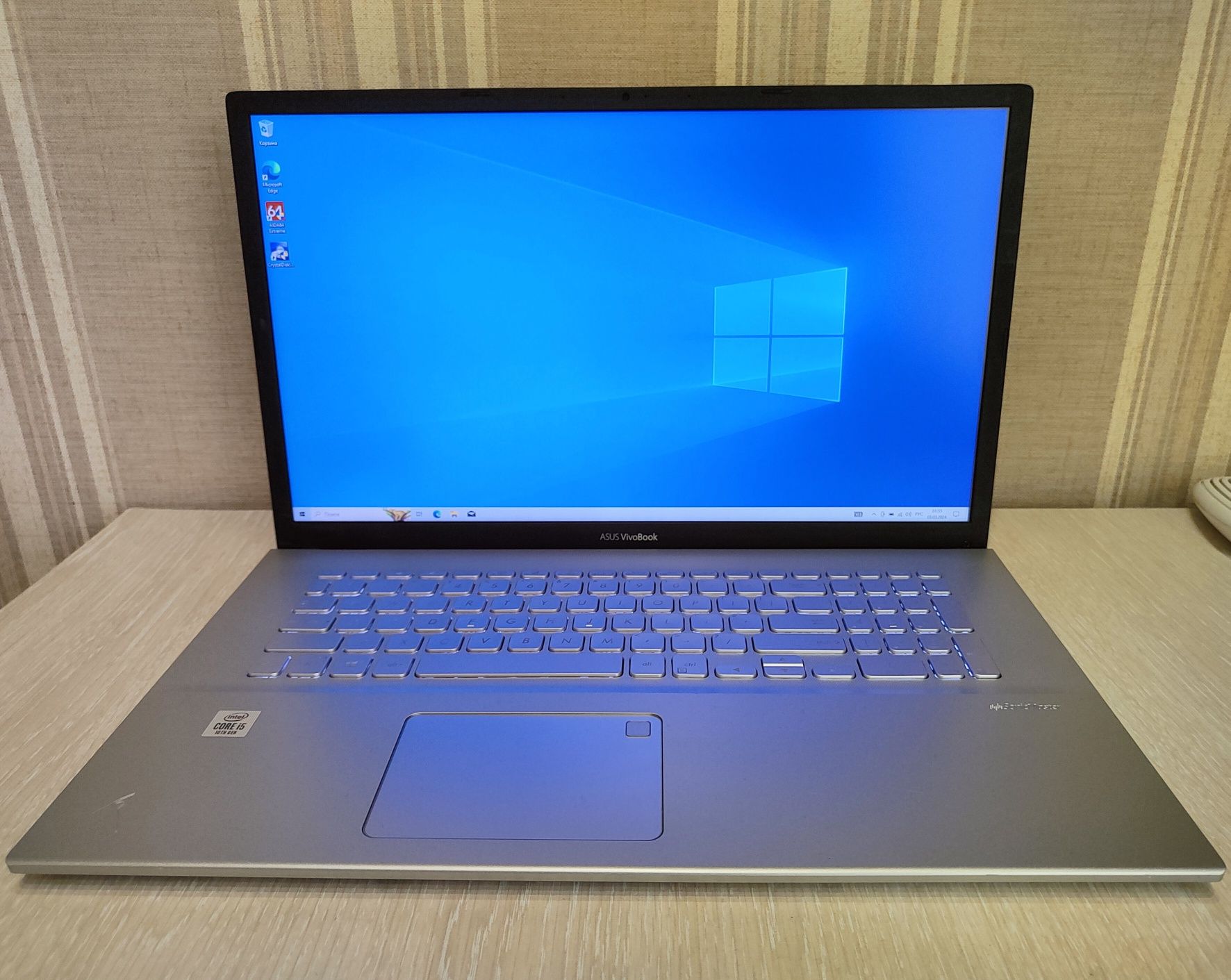 Asus VivoBook 17 17,3" FHD IPS, Core I5 1035G1 8GB DDR4 128SSD+1Tb HDD