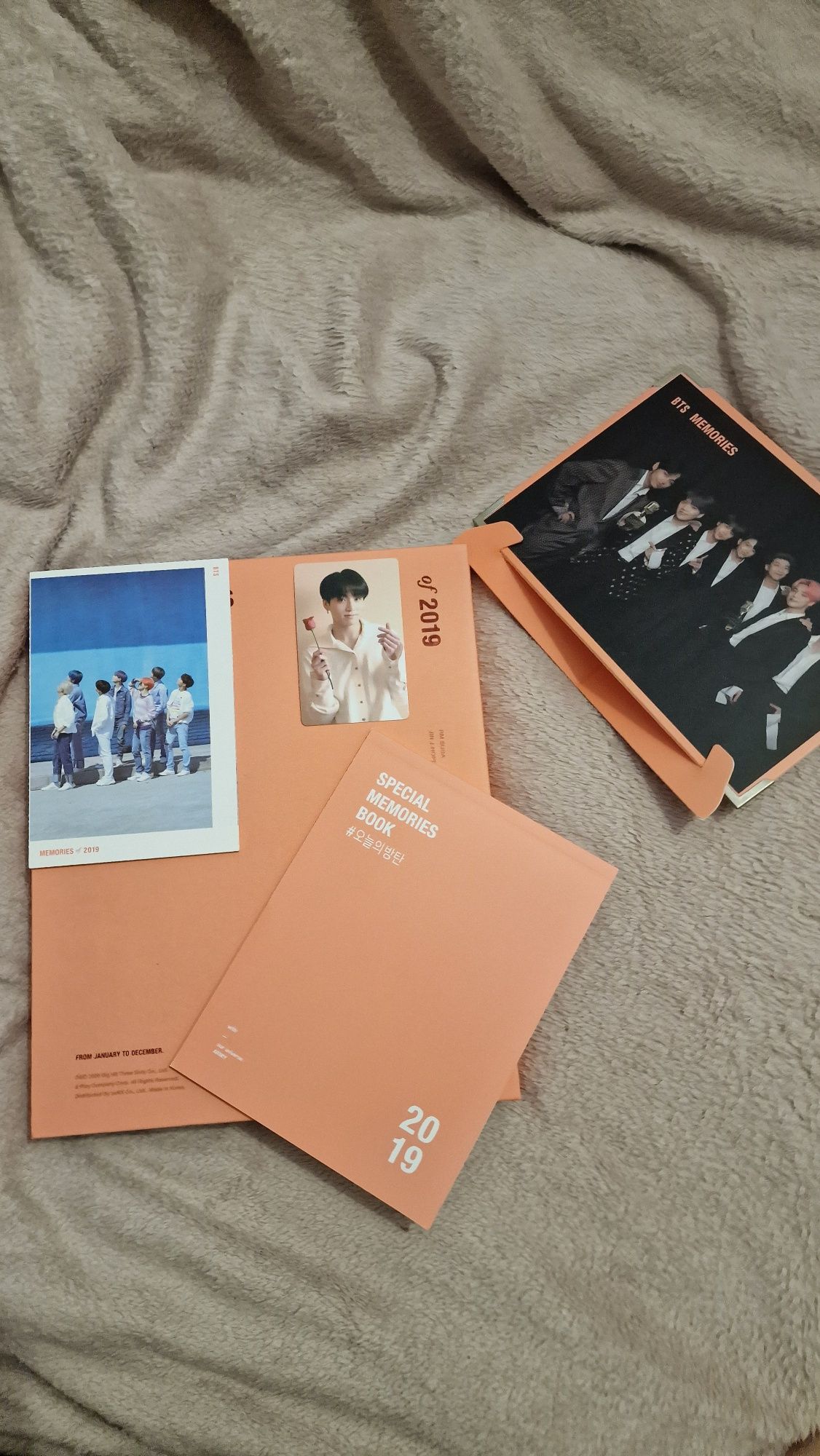 Kpop BTS Memories of 2019 DVD karta photocard Jungkook