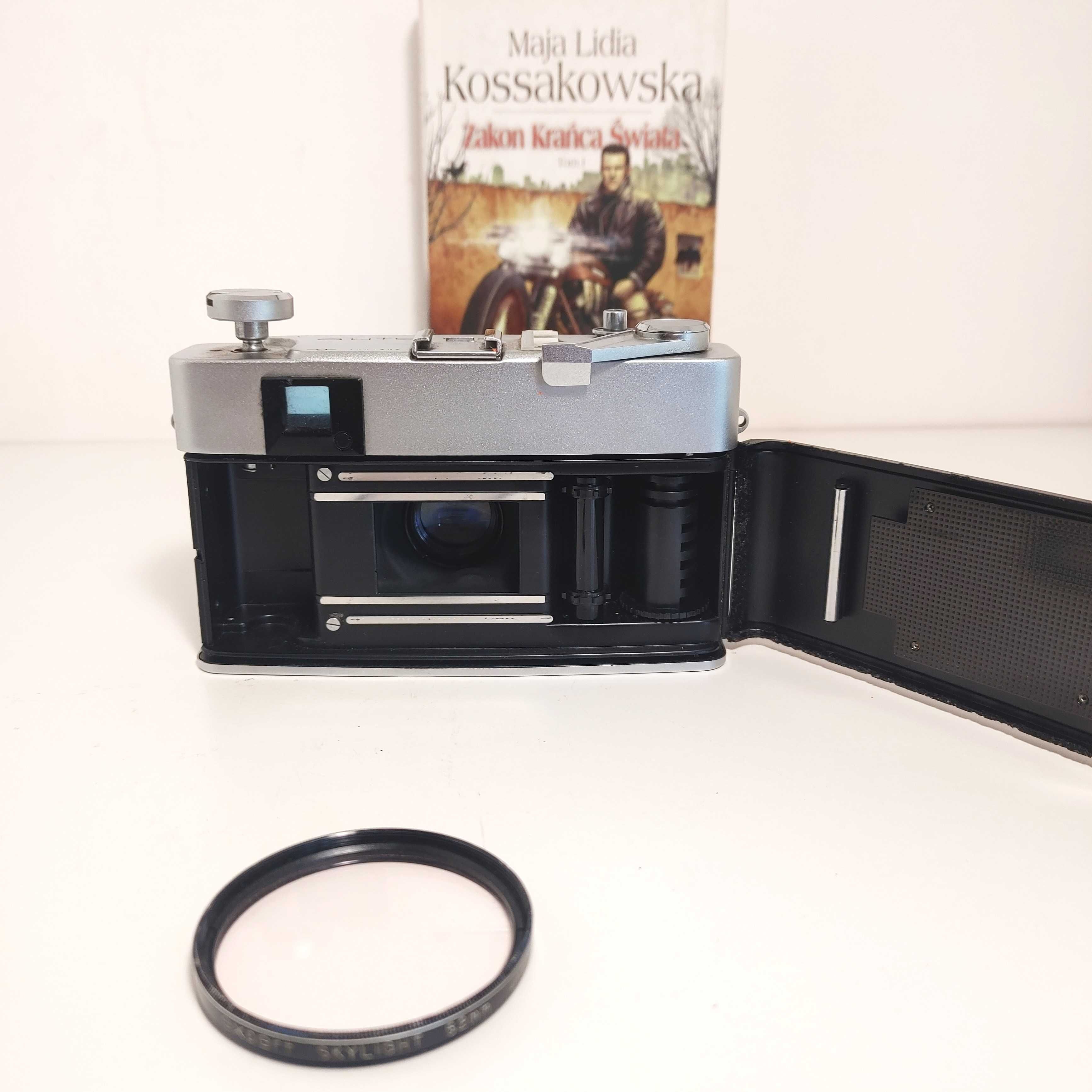 Aparat Analogowy Dalmierz KONICA auto S2 z HEXANON 45 mm 1:1,8 z 1965