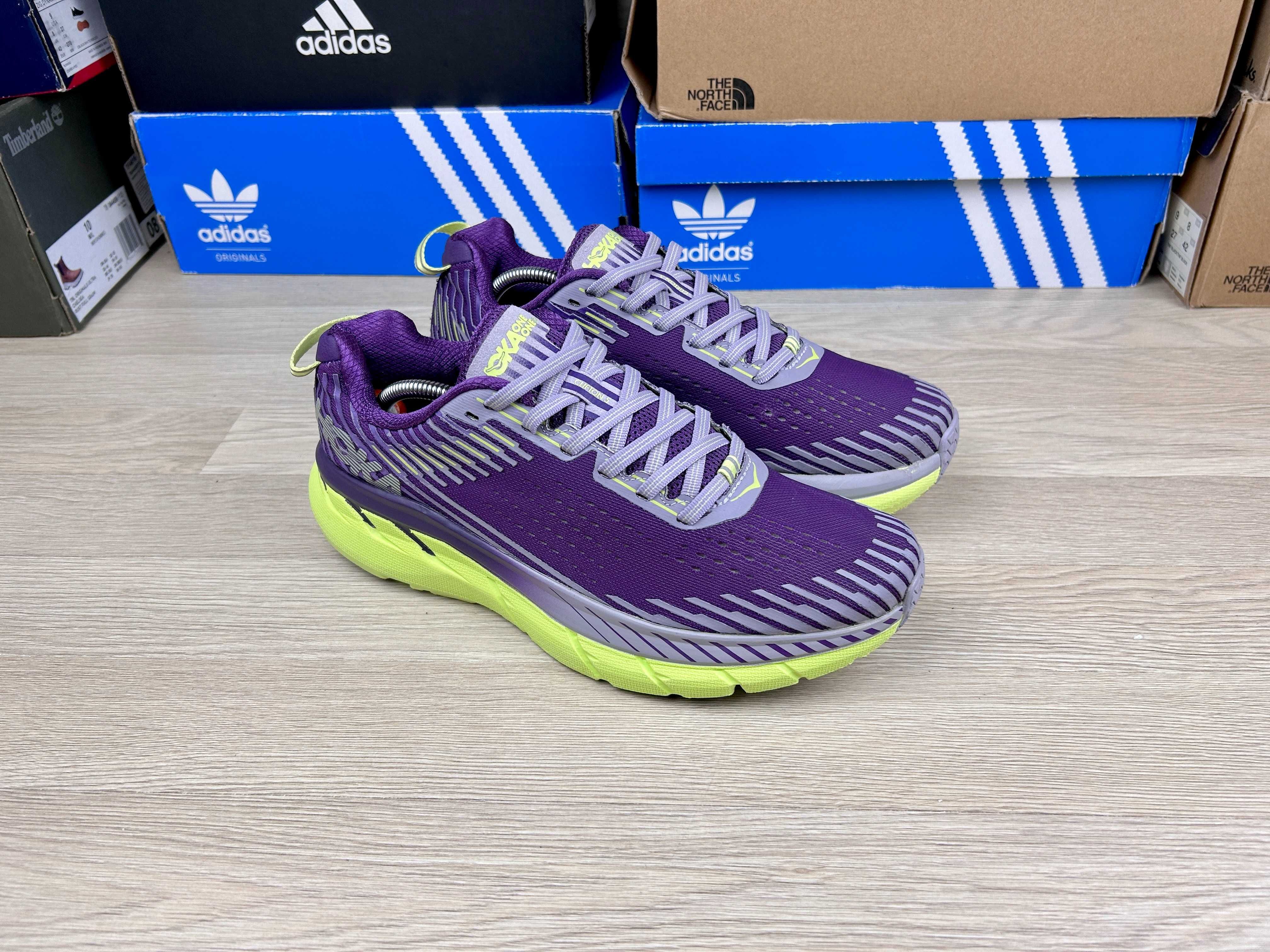 Кроссовки hoka one clifton 5 беговые женские сеточка 40