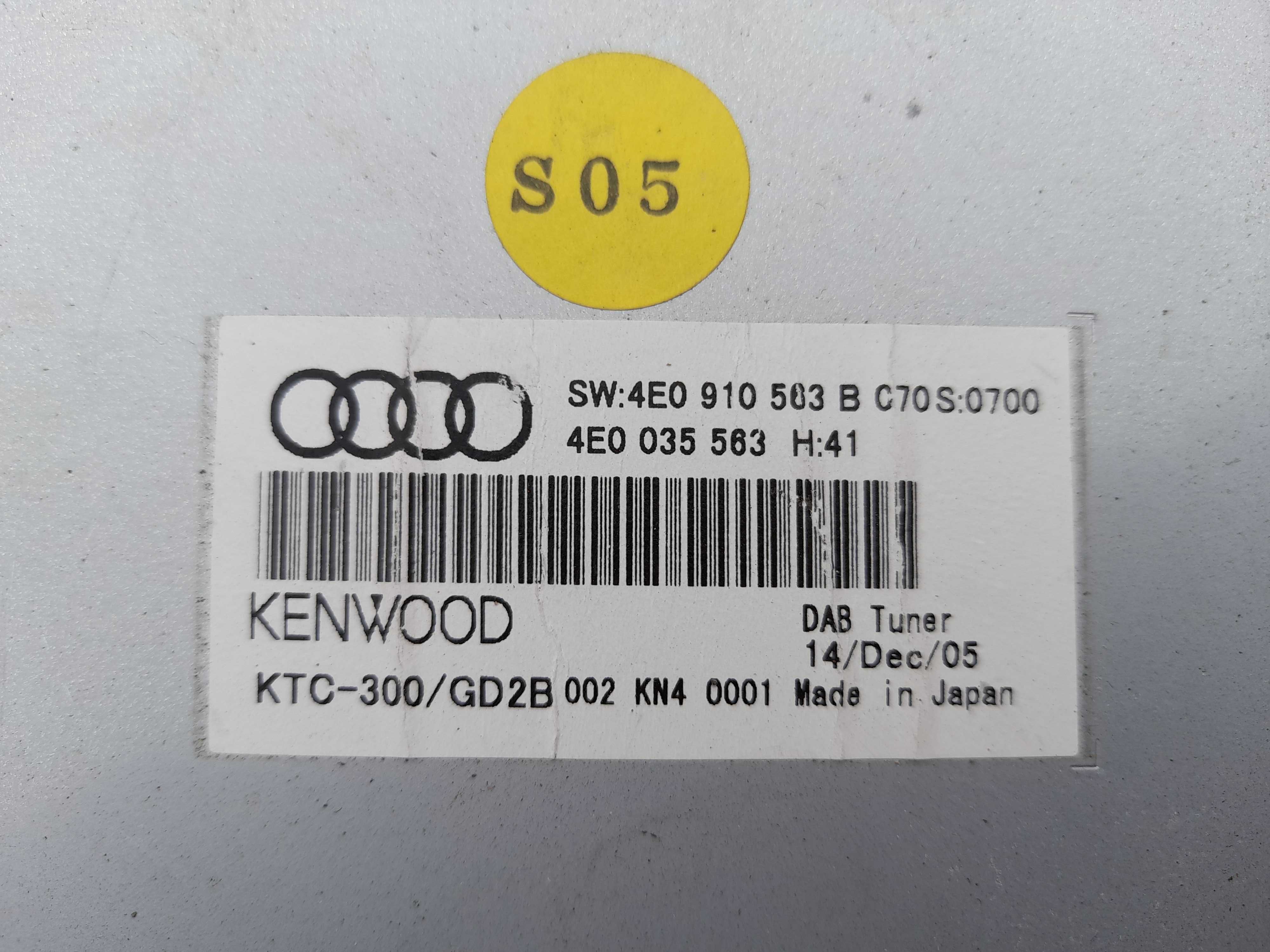 Tuner Radia Audi a6 c6 4E0,035,563H , 4E0,910,563B WYSYŁKA