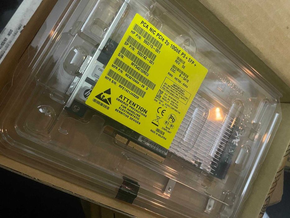 Adaptador de Rede HP NC523SFP 2x10Gb SFP+