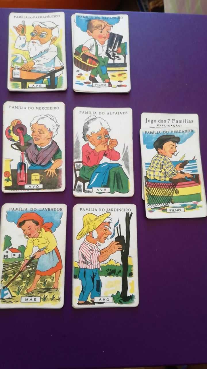 Cartas de Jogar das 7 famílias, antigo jogo Majora