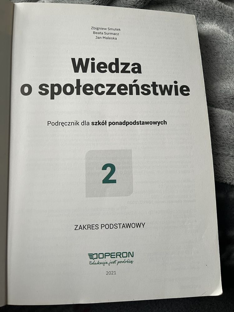 Wiedza o społeczeństwie 2