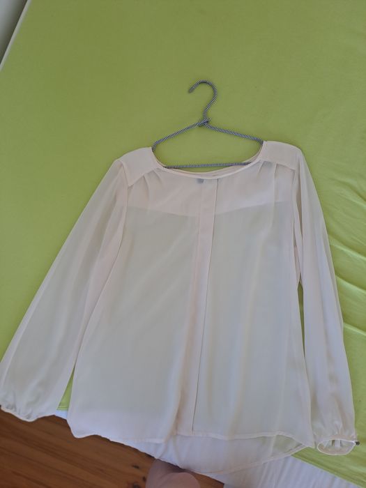 elegancka bluzka przeswitujaca