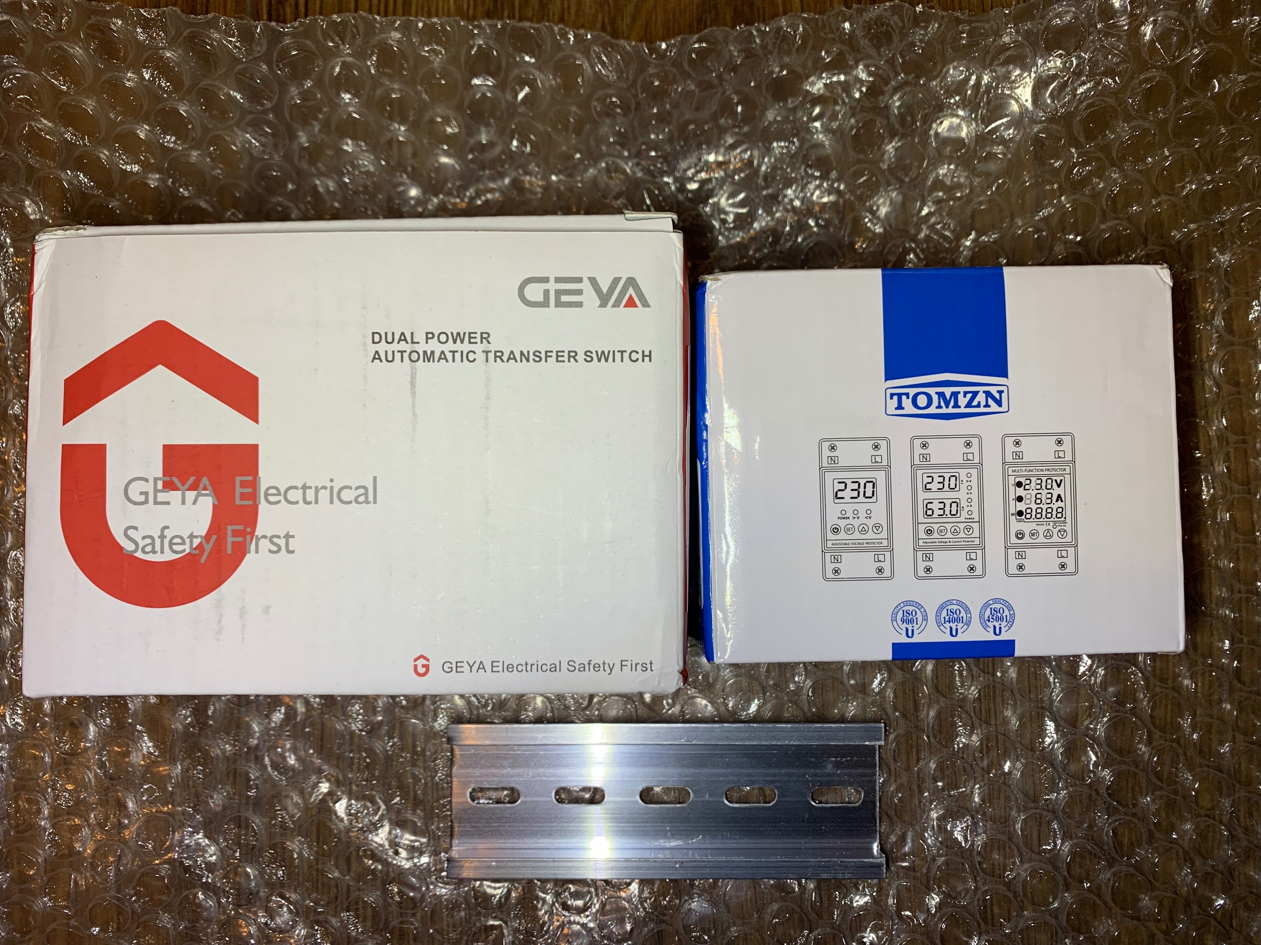 АВР GEYA G2R 63A  + РН TOMZN TOVPD1-60-EC комплект