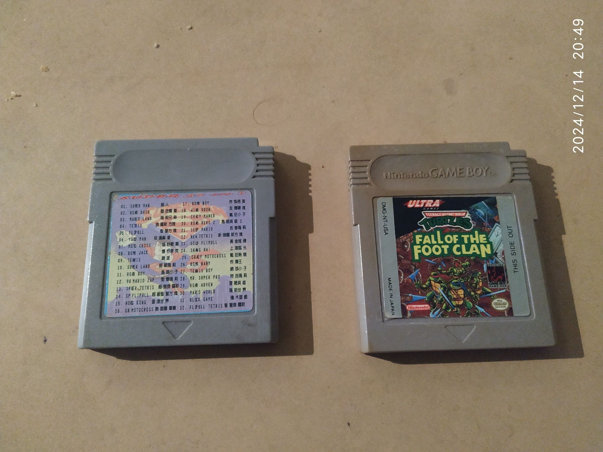 Jogos para Game Boy original