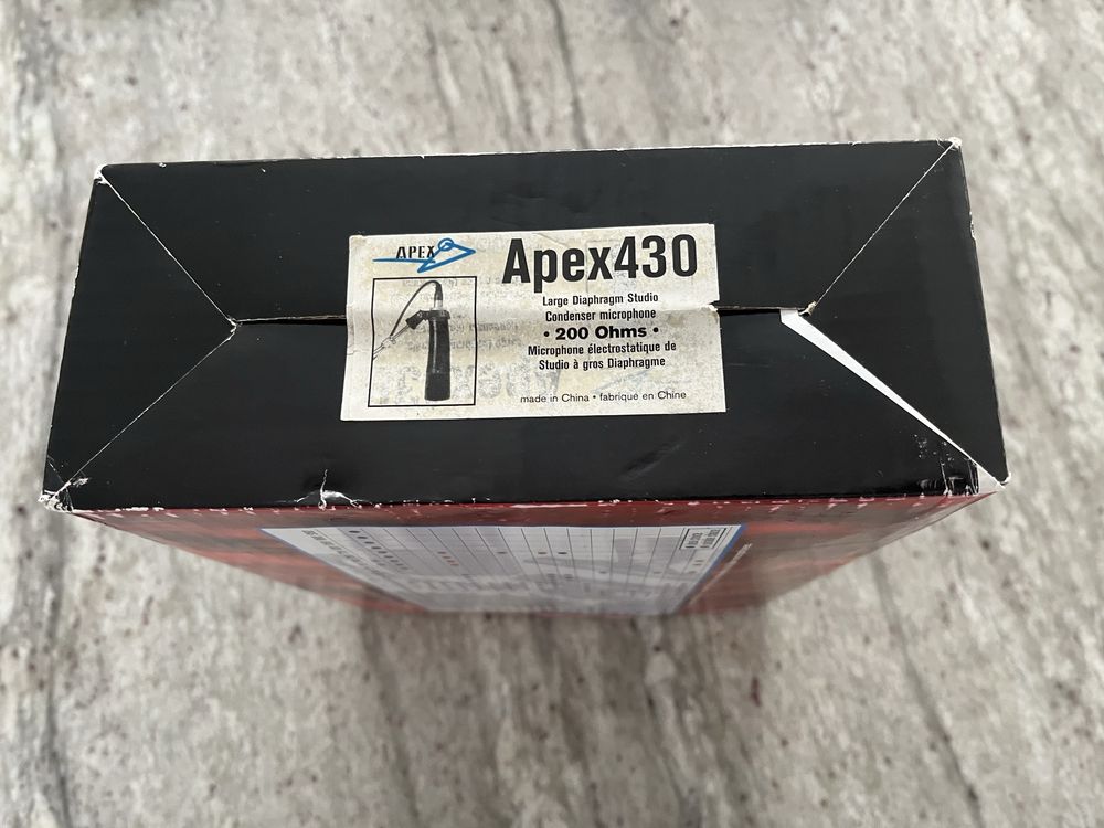 Apex 430 Large Diaphragm Condenser Microphone Mikrofon Studyjny