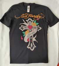 Ed Hardy koszulka z krótkim rękawem T-shirt oryginalna męska S