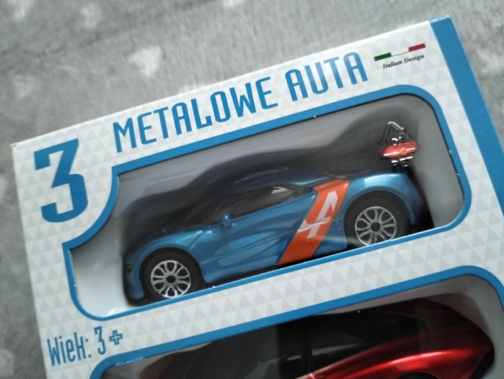 Zestaw Bburago 3 metalowe auta burago samochód auto