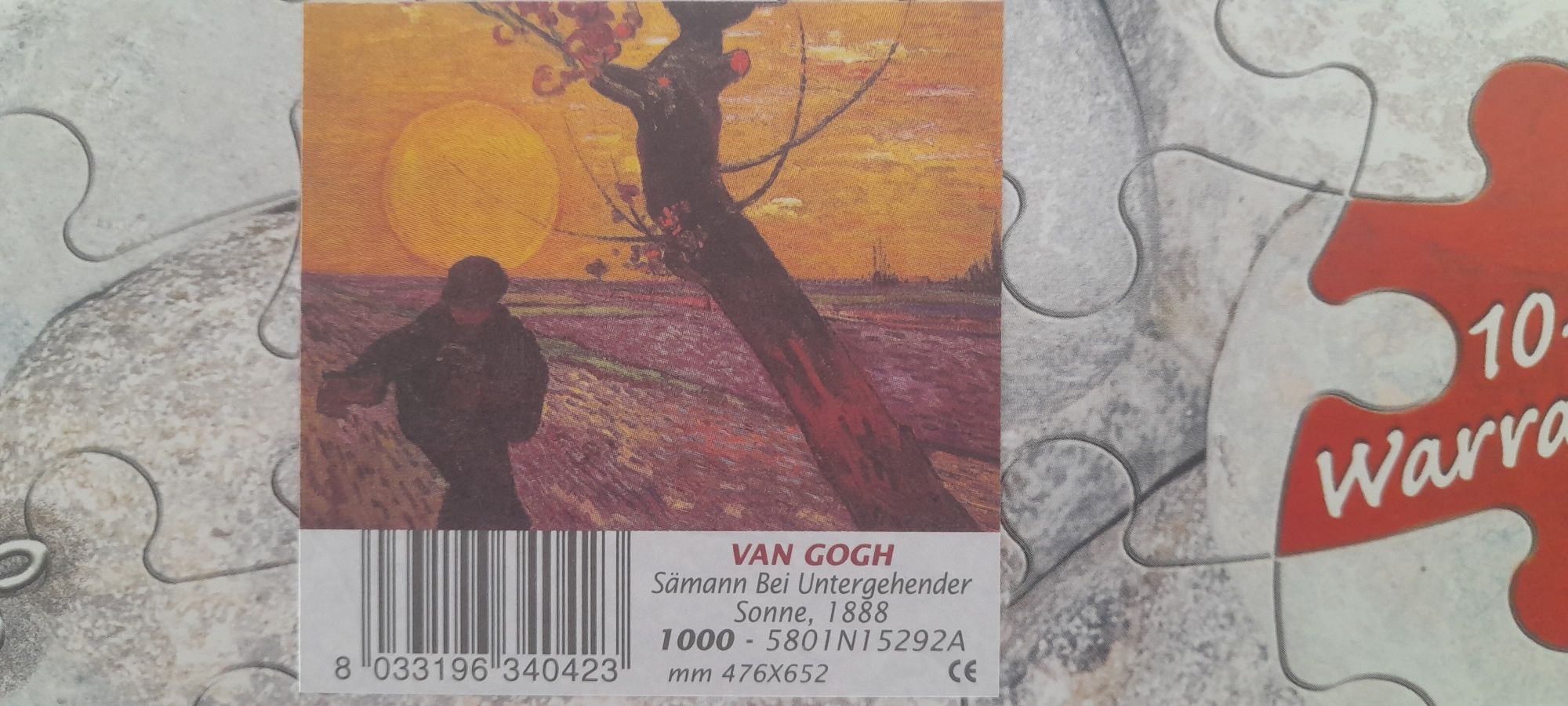 Puzzle 1000 peças Van Gogh "O semeador"