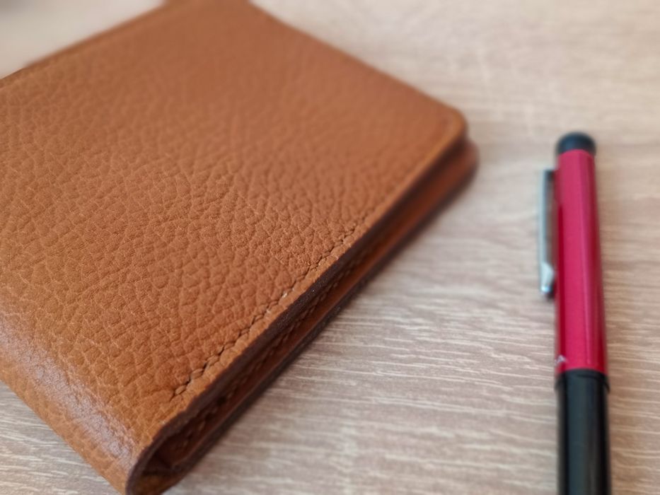 Borubar Skóroszyj - ręcznie wykonany skórzany portfel