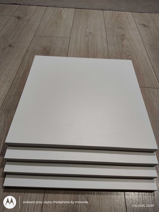 Zestaw 4 półek UTRUSTA40x37cm białe