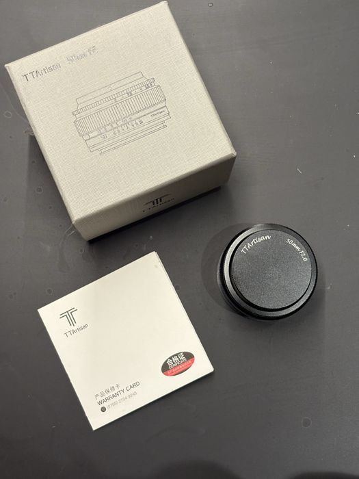 TTArtisan 50mm F2 – Sony E-mount – stan idealny + pudełko