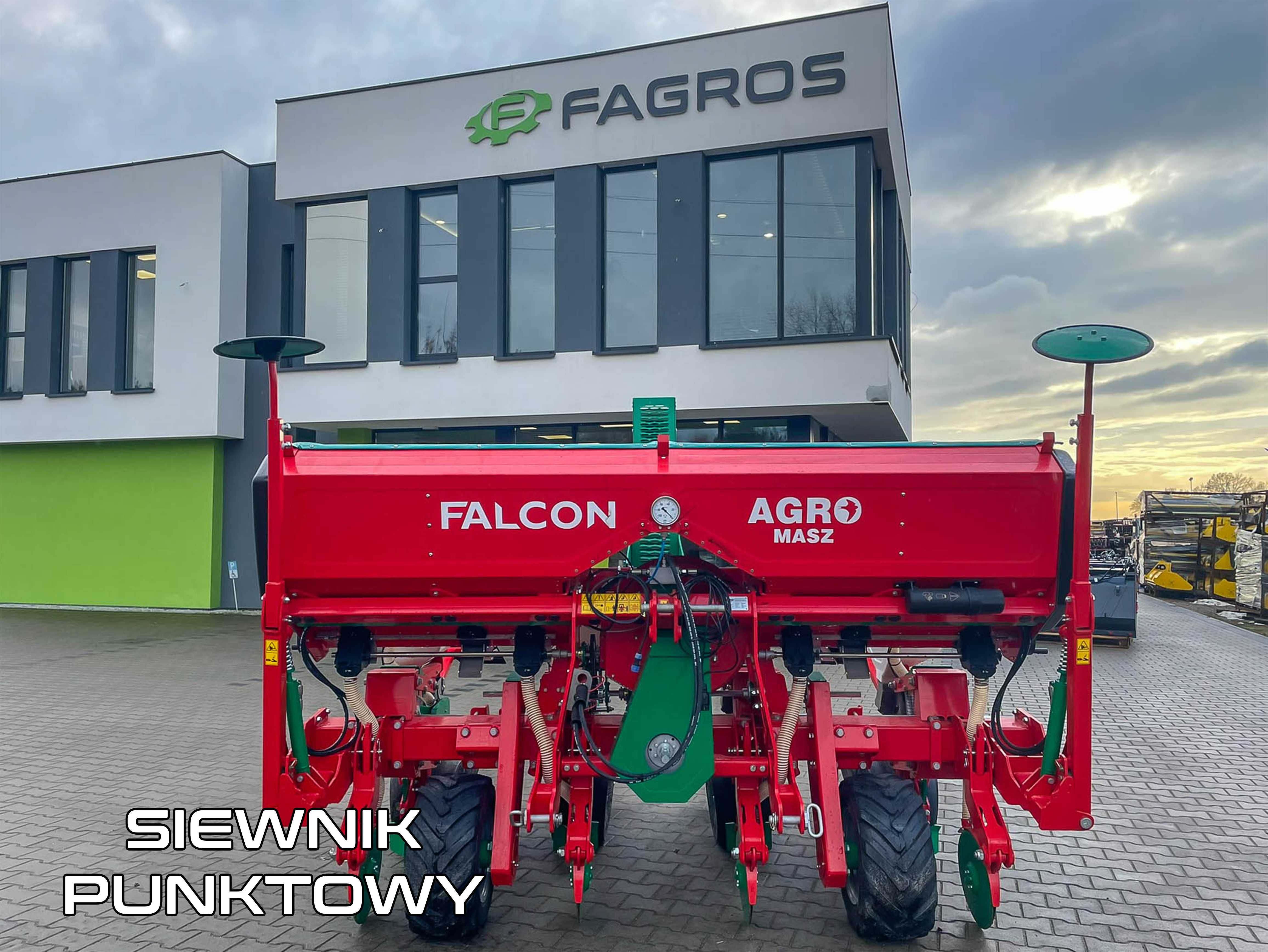 AGRO-MASZ AGREGAT bezorkowy siewnik Brona Głębosz FALCON Pług