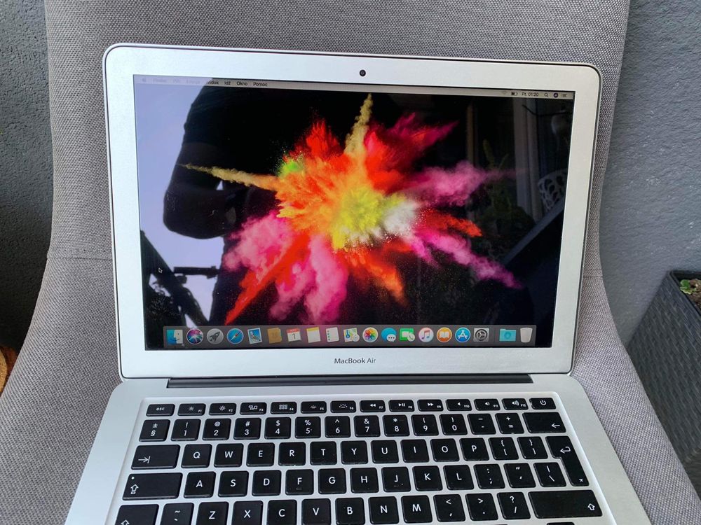 Cieniutki MacBook A1466/Intel Core I5/8GB/HDD 250GB/Piękny Egzemparz!