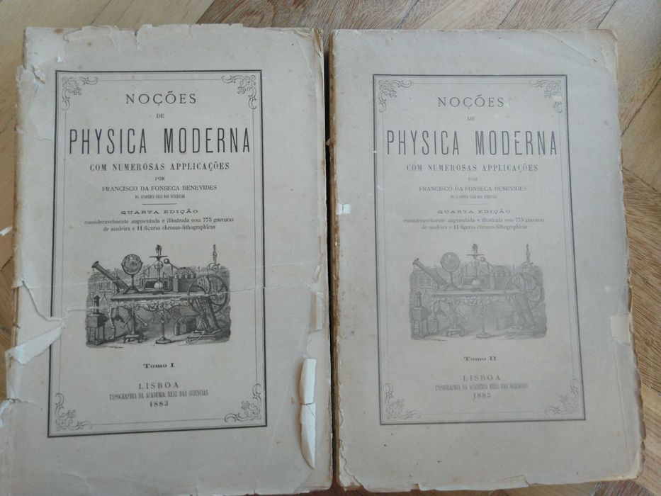 livro: Francisco da Fonseca Benevides “Noções de physica moderna...“