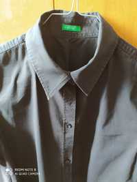 Camisa preta Benetton senhora