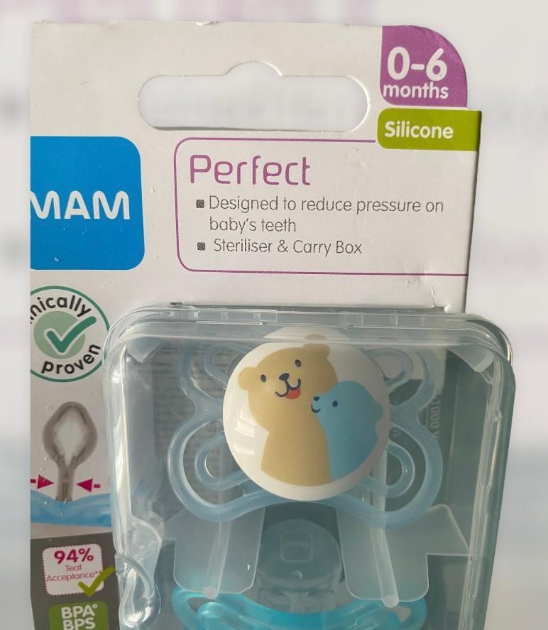 Smoczek MAM Perfect ortodontyczny 0+ dwu-pak