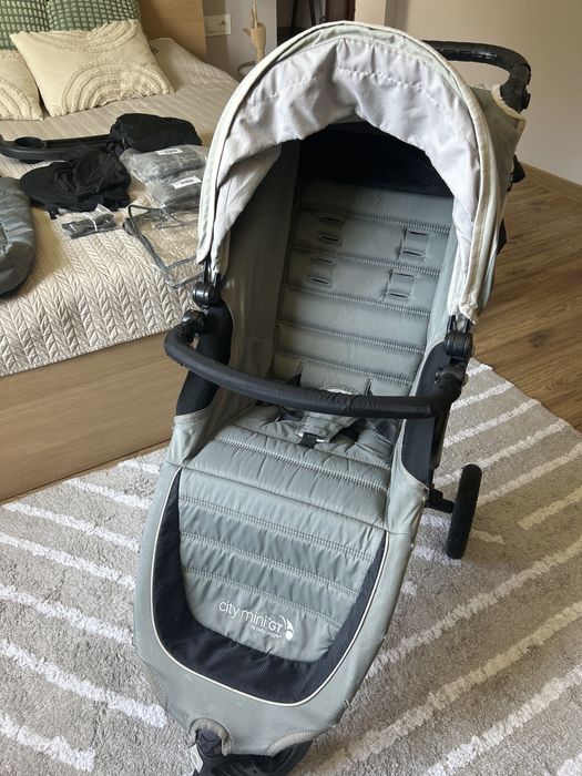 City mini Baby Jogger- full zestaw, gratis parasolka,wkladka,biegówka