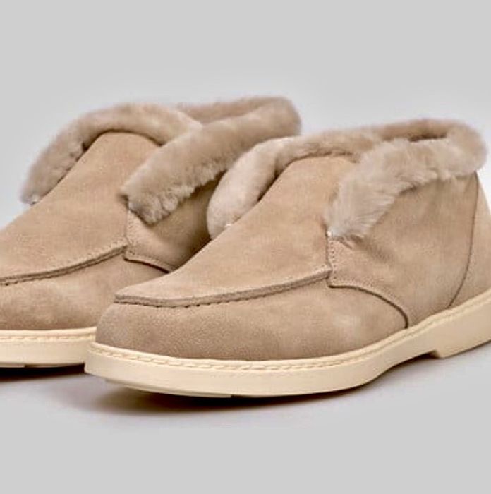 Черевики жіночі Doucal’s | замшеві дезерти на хутрі (Італія, 39) - 50%