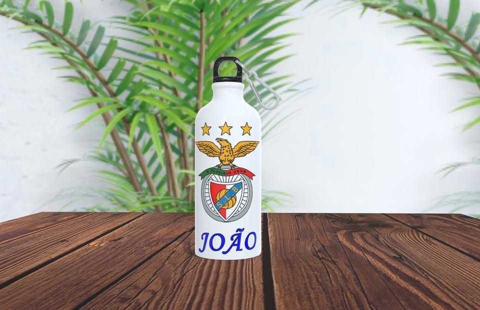 Garrafas em Aluminio com Tampa Totalmente Personalizadas 400ml e 500ml