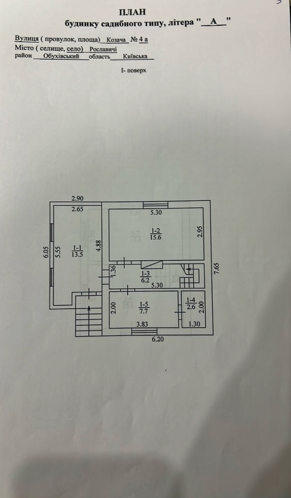 Продам будинок 92 кв.м. + 25 соток з газом, електрикою, водою, септик
