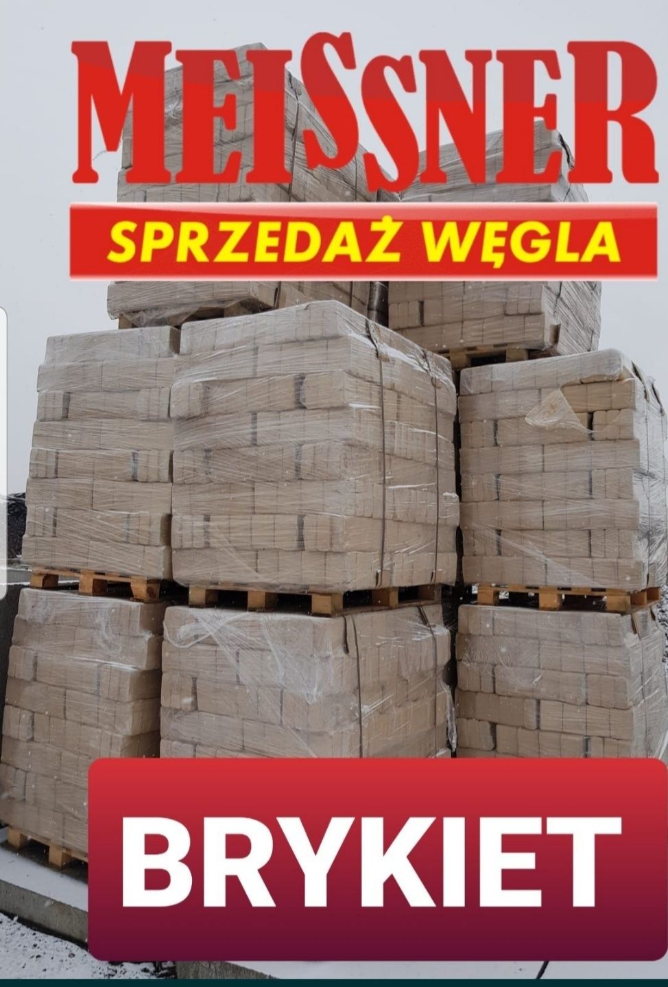 Brykiet Dębowo- Bukowy . Meissner Sprzedaż Węgla.