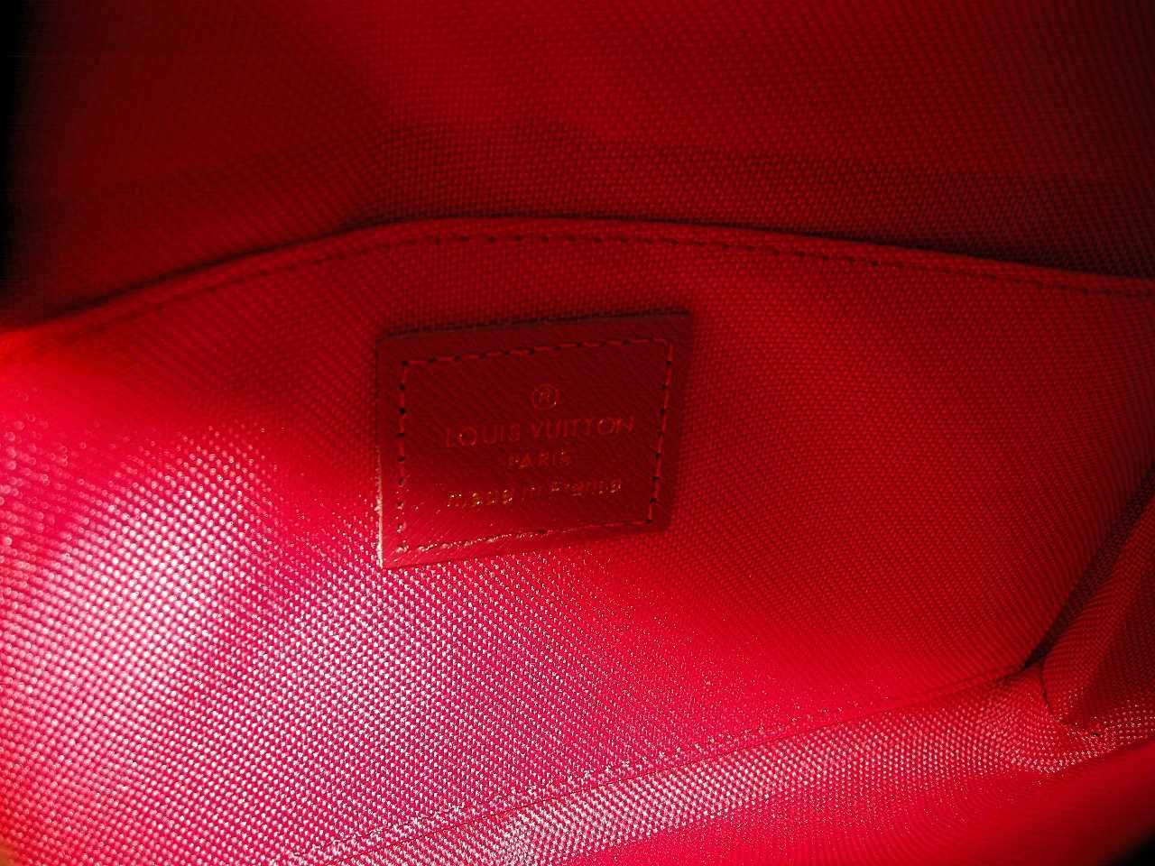 LV Louis Vuitton torebka  z łańcuszkiem skórzana