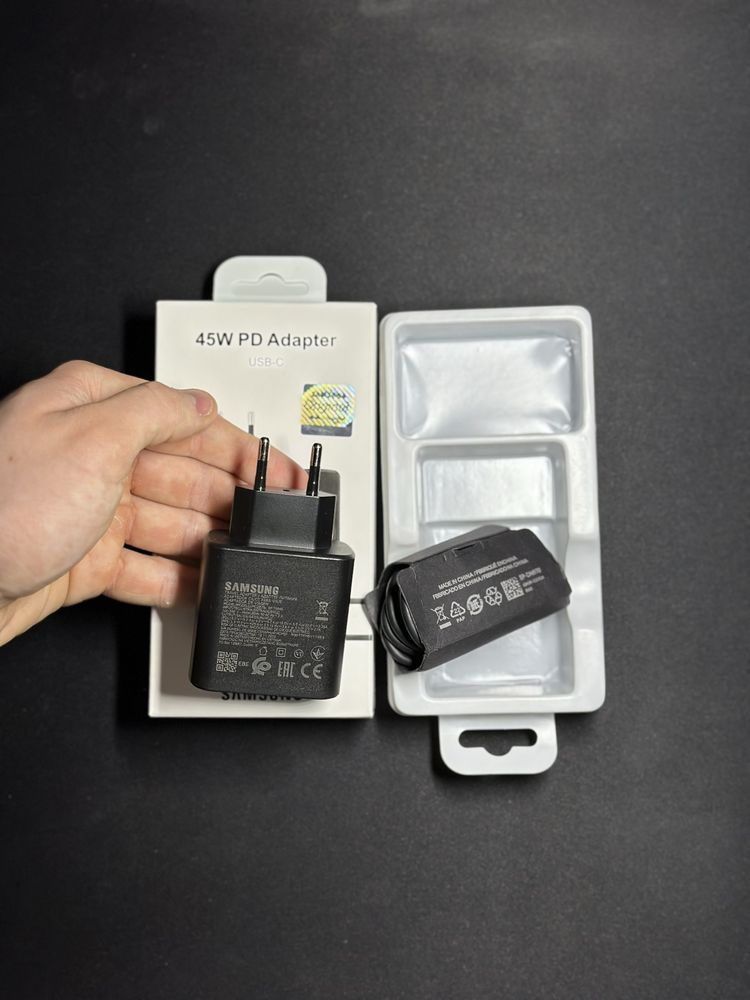 Super Szybka Ładowarka Samsung 45W + Kabel 1m USB/C.