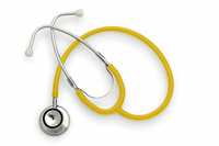 Stetoskop lekarski Prof-I Little Doctor dwugłowicowy - żółty