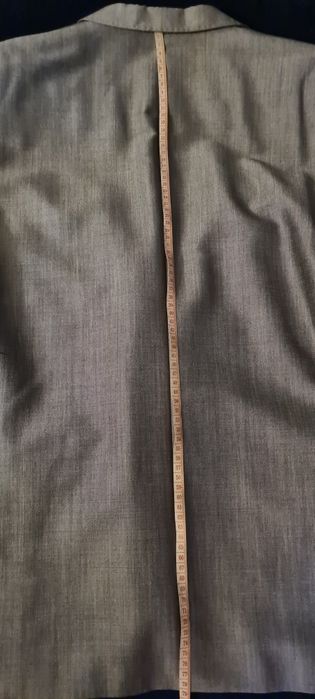 Garnitur męski xl szary metaliczny