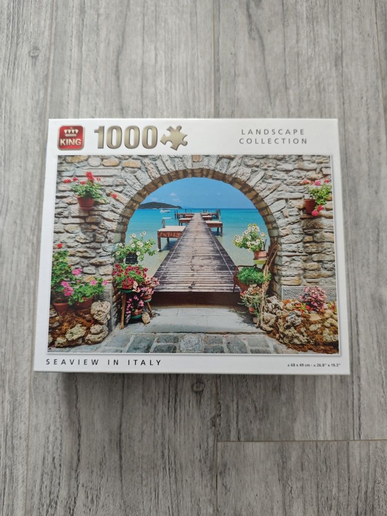 Puzzle krajobraz morze Włochy 1000 elementów