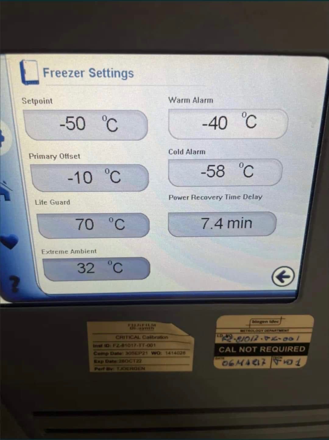 Zamrażarka niskotemperaturowa -86°C. Laboratoryjna Thermo Fisher