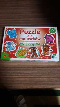 Puzzle dla maluszków: Zwierzątka Wiek: 2+. PROMOCJA!