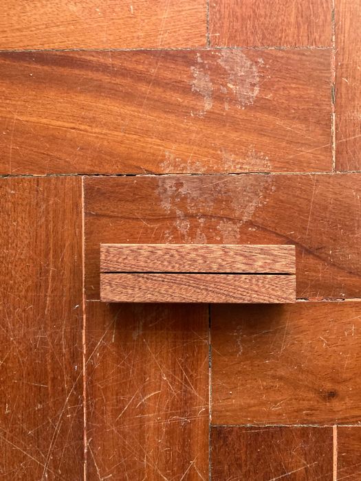 10 Suportes Marcadores de Mesa Madeira Castanho Escuro