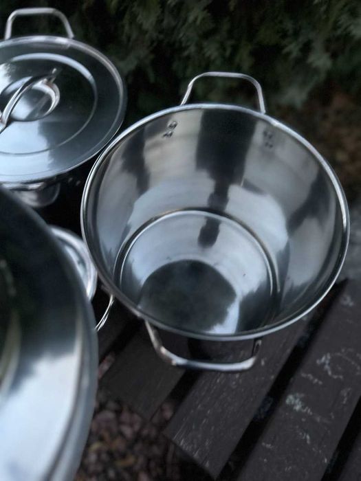 ‼️ Набор посуды с нержавейки. 7️⃣ кастрюль. Кухонная утварь. Кастрюля.