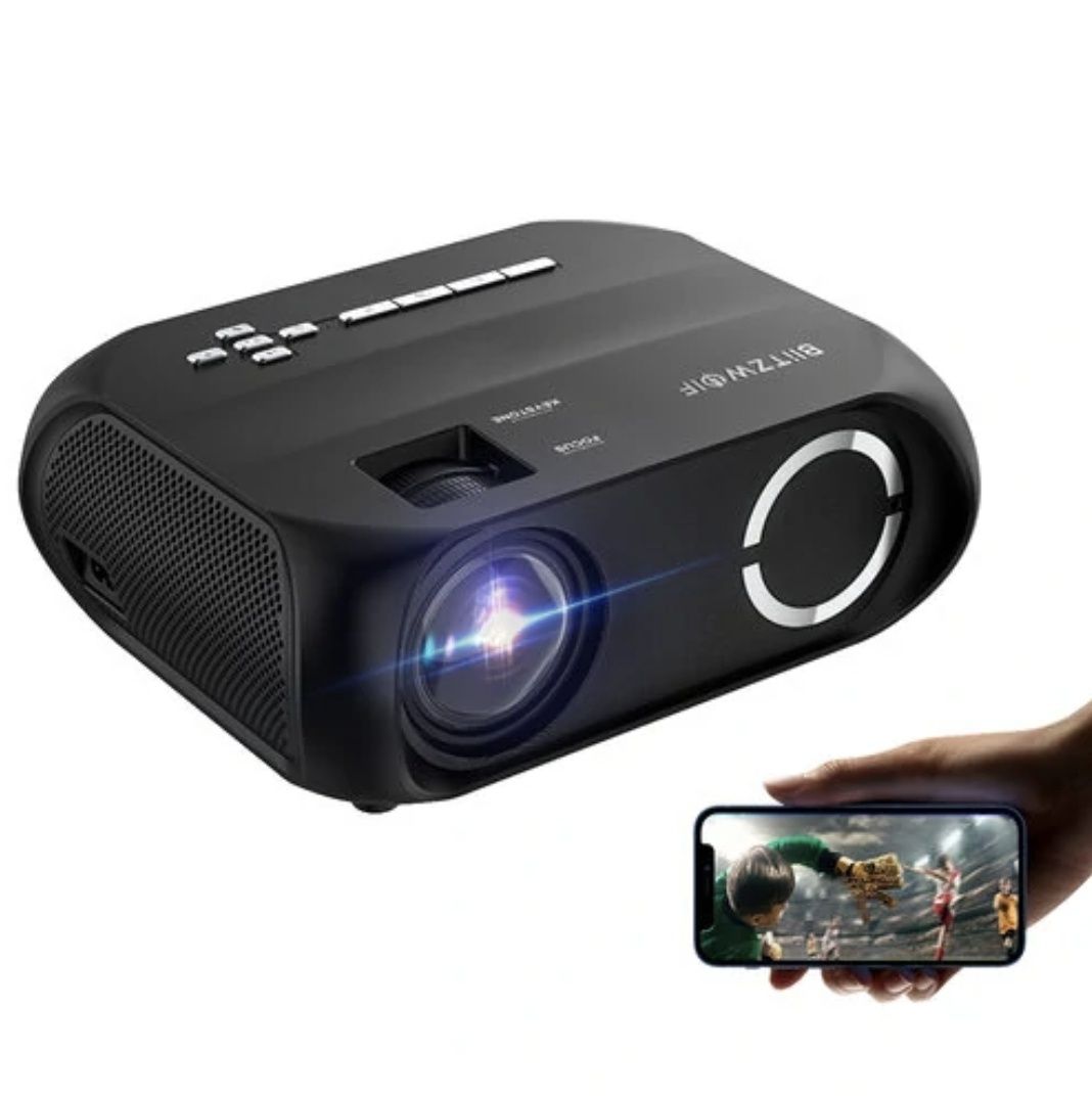 Projector LED Blitzwolf BW-VP11 + pano projeção