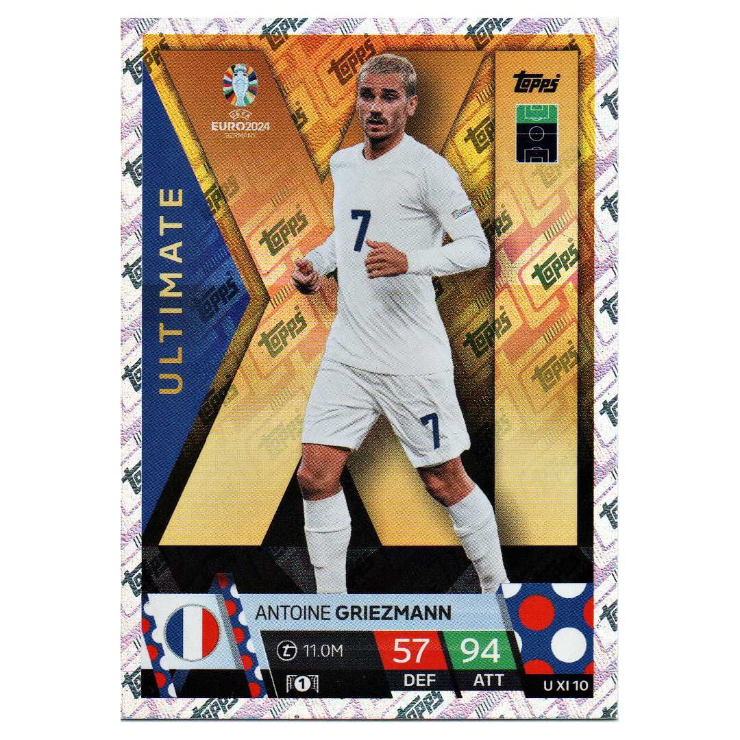 Karta Topps Euro 2024 Germany Antoine Griezmann U Xi 10 Ultimate